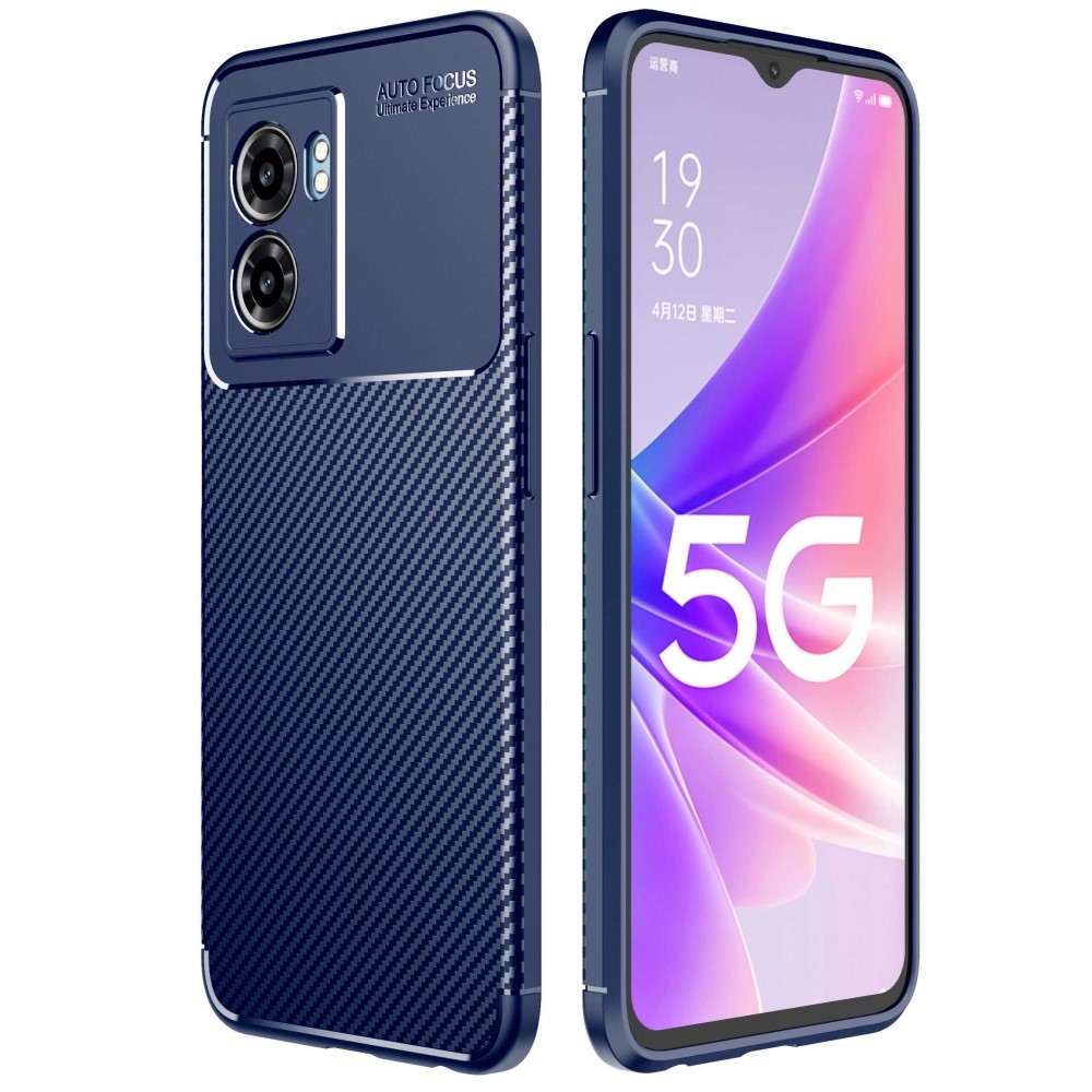 Fiber odolný gelový obal na Realme Narzo 50 - modrý