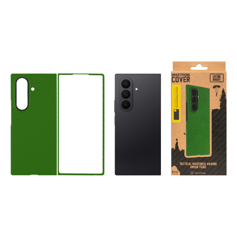 Tactical MagForce Aramid Kryt pro Samsung Galaxy Z Fold 7 Green Toad