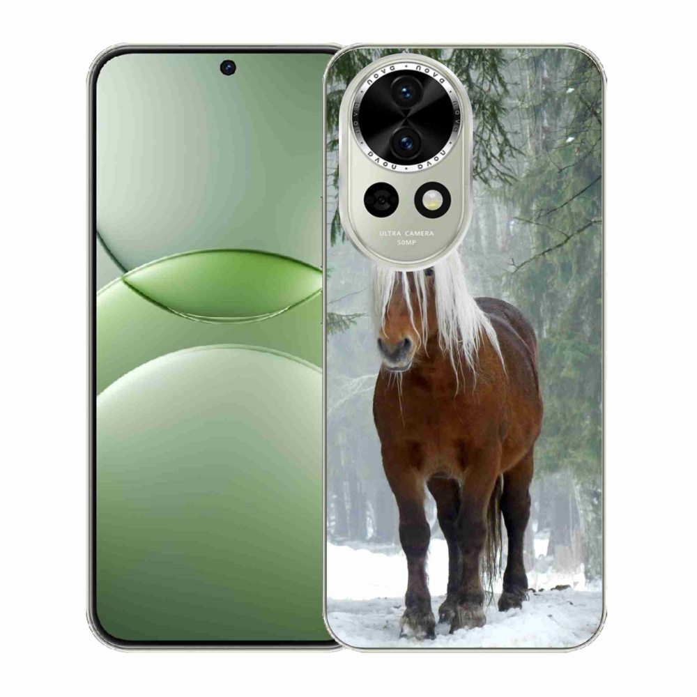 Gelový kryt mmCase na Huawei Nova 13 5G - kůň v lese