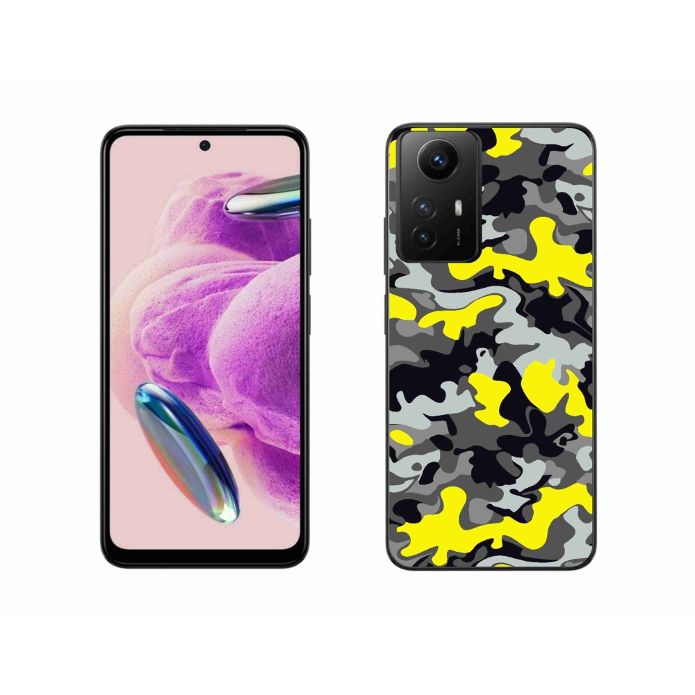 Gelový kryt mmCase na Xiaomi Redmi Note 12S - maskáčový vzor 6