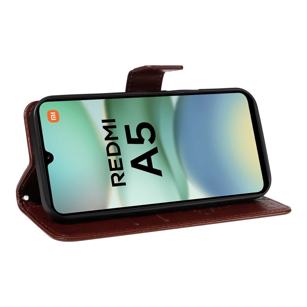 Trees knížkové pouzdro na Xiaomi Redmi A5 (171.7x77.8x8.3mm) - hnědé