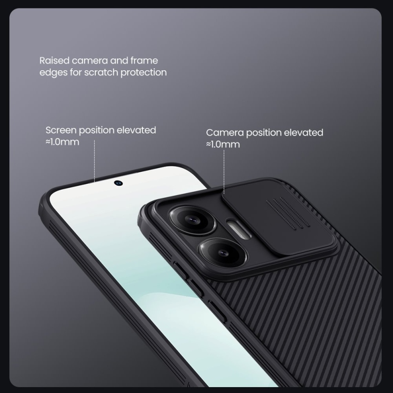 Nillkin CamShield PRO Zadní Kryt pro Poco F7 Black