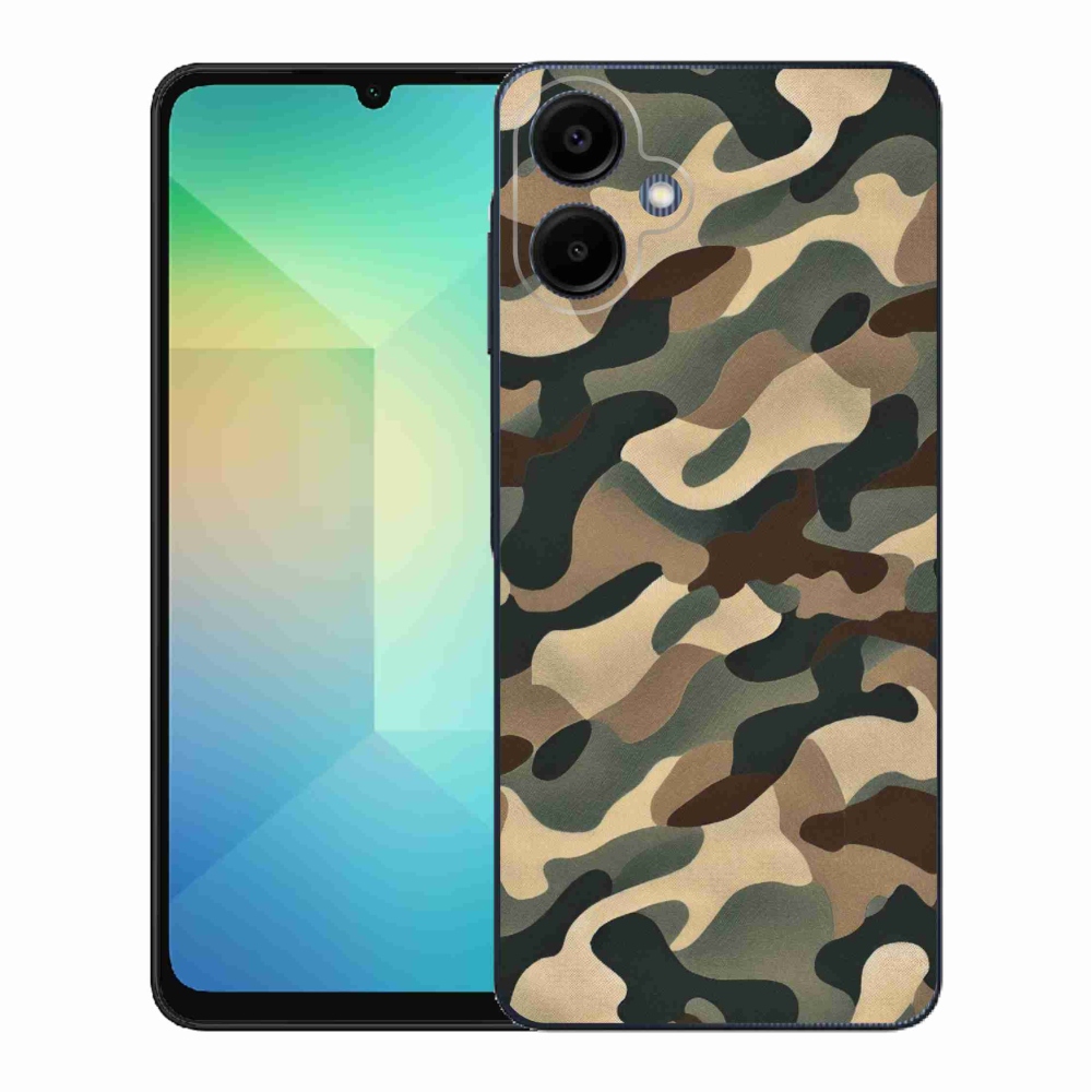 Gelový kryt mmCase na Samsung Galaxy A06 4G - maskáčový vzor 11