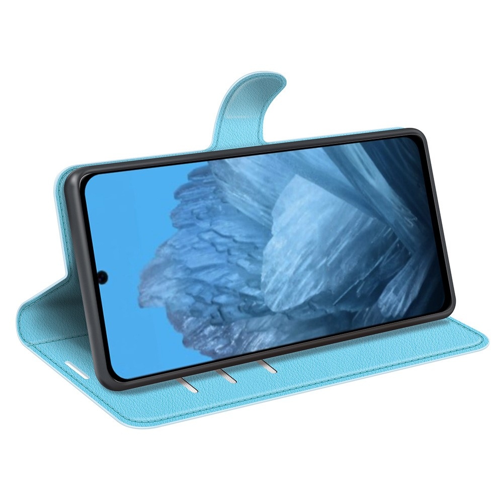 Litchi knížkové pouzdro na Google Pixel 9/9 Pro - modré