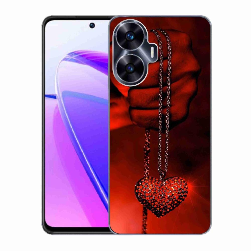 Gelový kryt mmCase na Realme C55 - náhrdelník