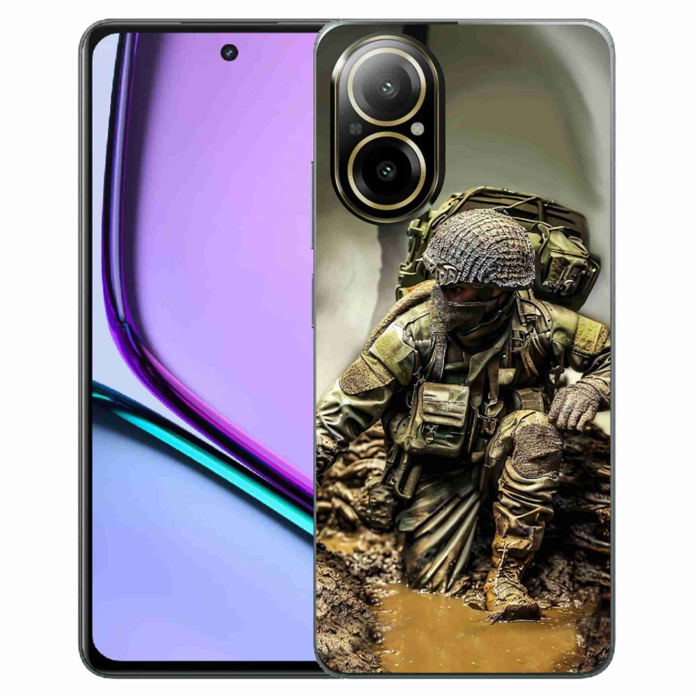 Gelový kryt mmCase na Realme C67 - voják