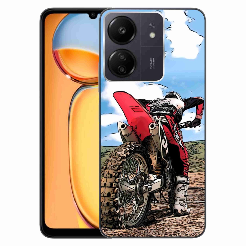 Gelový kryt mmCase na Xiaomi Poco C65/Redmi 13C - moto