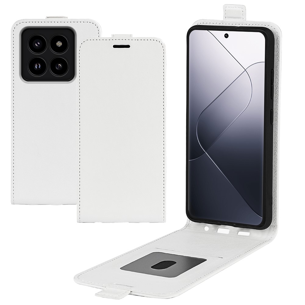 Vertical knížkové pouzdro na Xiaomi 14 Pro - bílé