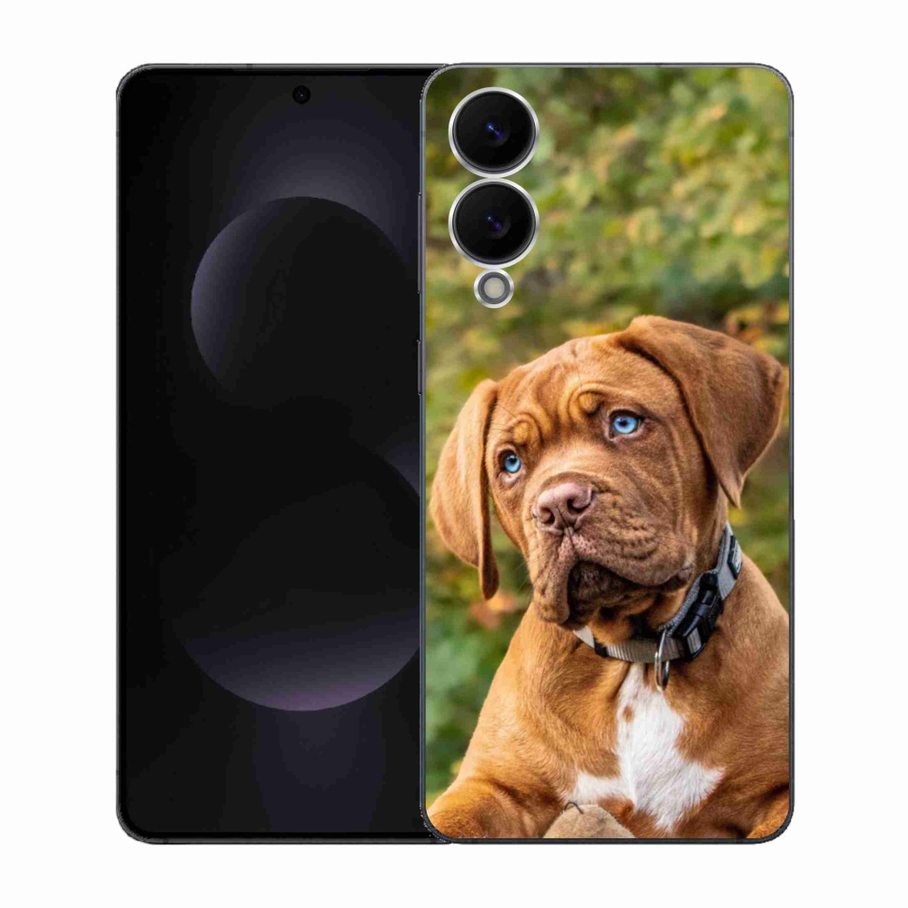Gelový kryt mmCase na Samsung Galaxy S25 Edge - štěně 