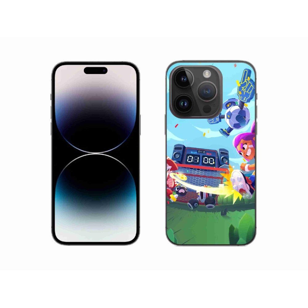Gelový kryt mmCase na iPhone 14 Pro 6.1 - brawl stars 1