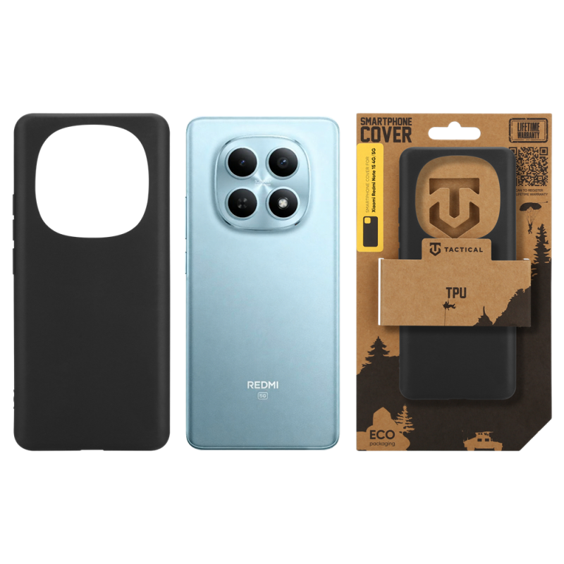 Tactical TPU Kryt pro Xiaomi Redmi Note 15 4G/5G Black 