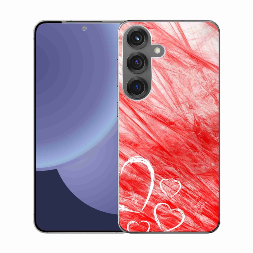 Gelový kryt mmCase na Samsung Galaxy S25 - heart