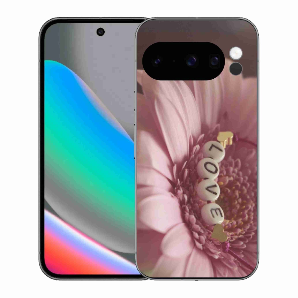 Gelový kryt mmCase na Google Pixel 10 Pro - přívěsek love