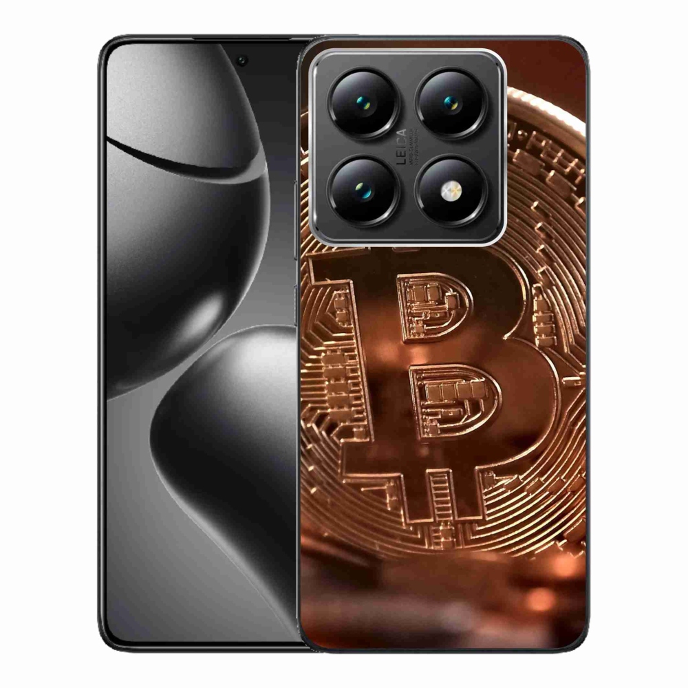 Gelový kryt mmCase na Xiaomi 14T Pro - bitcoin
