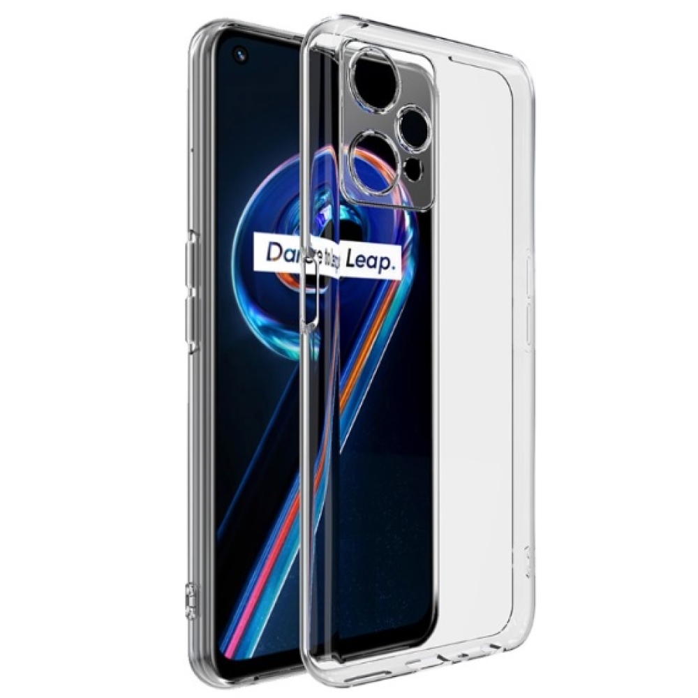 Průhledný gelový obal na Realme 9 5G - průhledný
