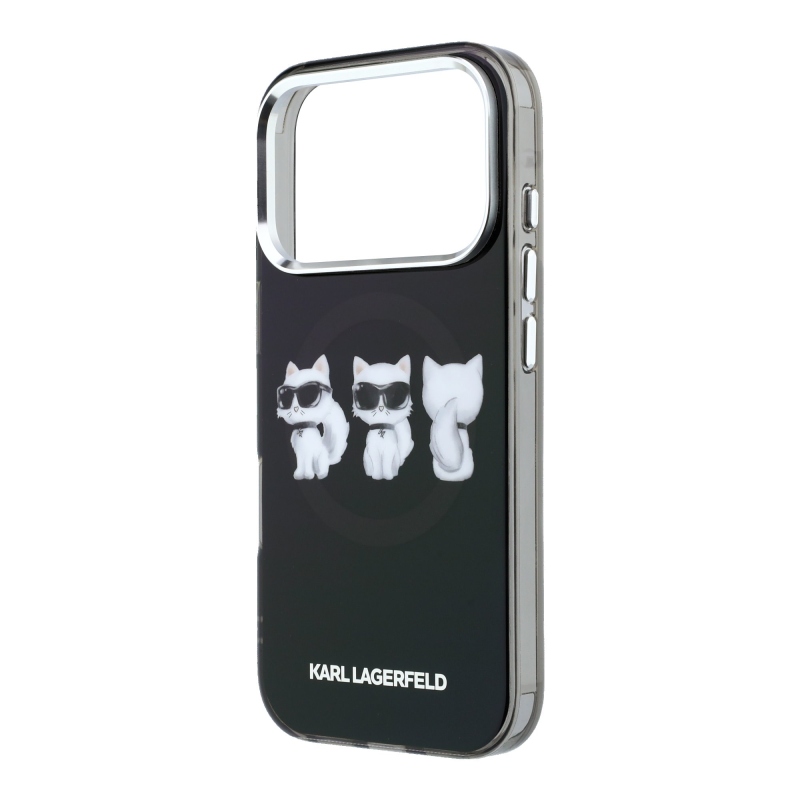 Karl Lagerfeld IML Choupette Trio Watercolor MagSafe Zadní Kryt pro iPhone 17 Pro