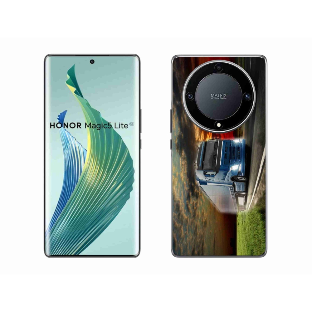 Gelový kryt mmCase na Honor Magic 5 Lite 5G - kamion 4