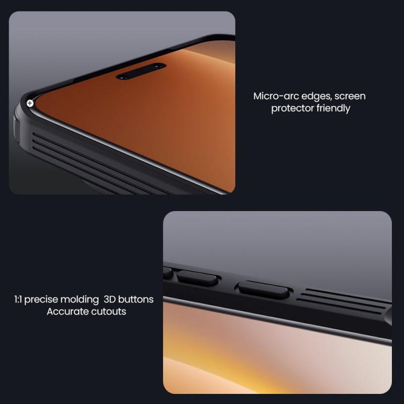 Nillkin CamShield PRO Zadní Kryt pro Honor Magic 8 Pro Black