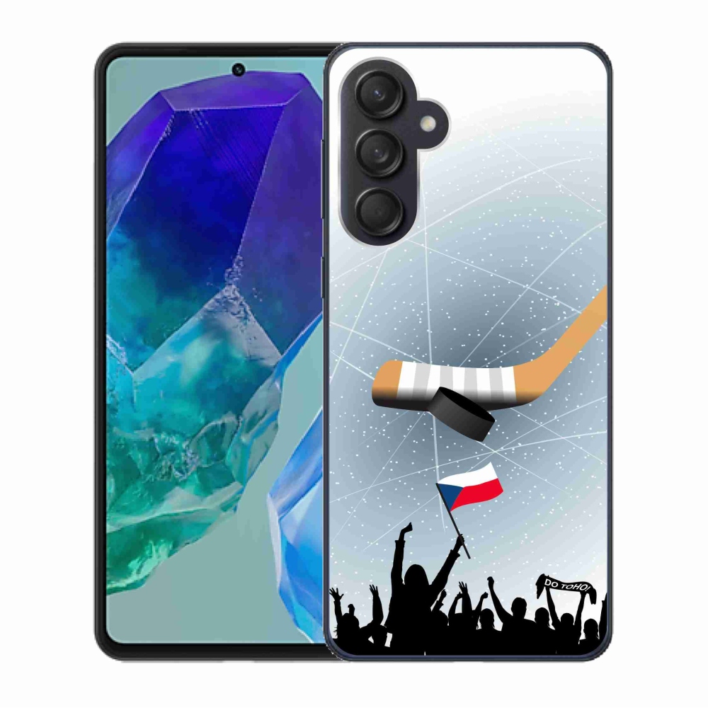 Gelový kryt mmCase na Samsung Galaxy M55 5G - fanoušci hokeje