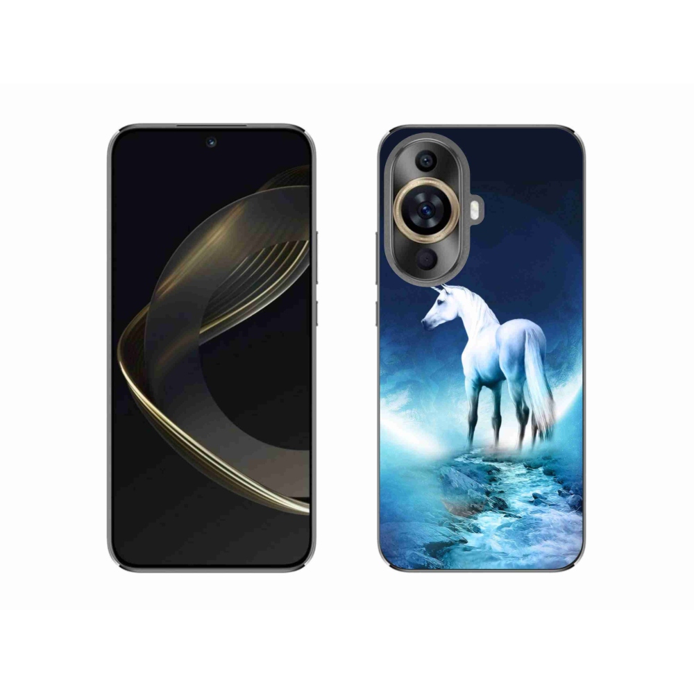 Gelový kryt mmCase na Huawei Nova 11 - bílý jednorožec