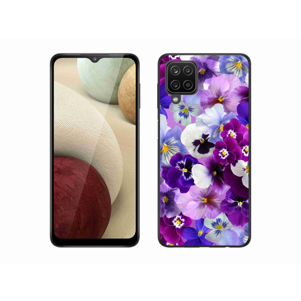 Gelový kryt mmCase na Samsung Galaxy A12 - květiny 9