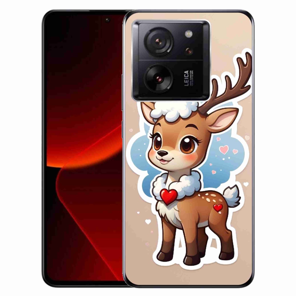 Gelový kryt mmCase na Xiaomi 13T/13T Pro - kreslený sob