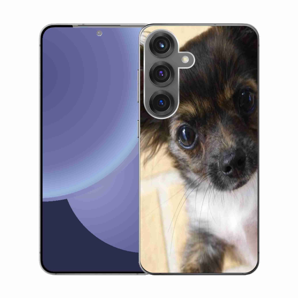 Gelový kryt mmCase na Samsung Galaxy S25 - čivava 2
