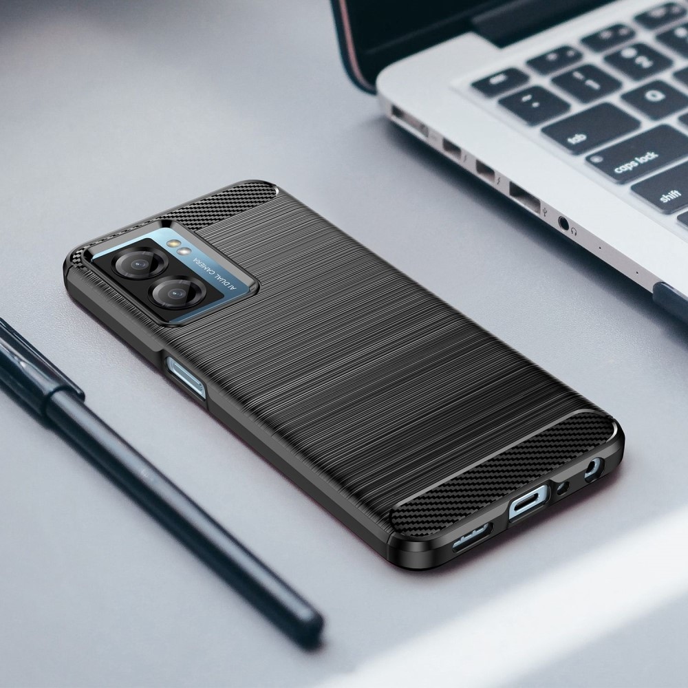 Carbon odolný gelový obal na Realme Narzo 50 - černý
