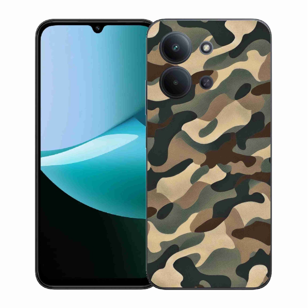 Gelový kryt mmCase na Xiaomi Redmi 15C 4G (171mm)/Poco C85 4G (171mm) - maskáčový vzor 11