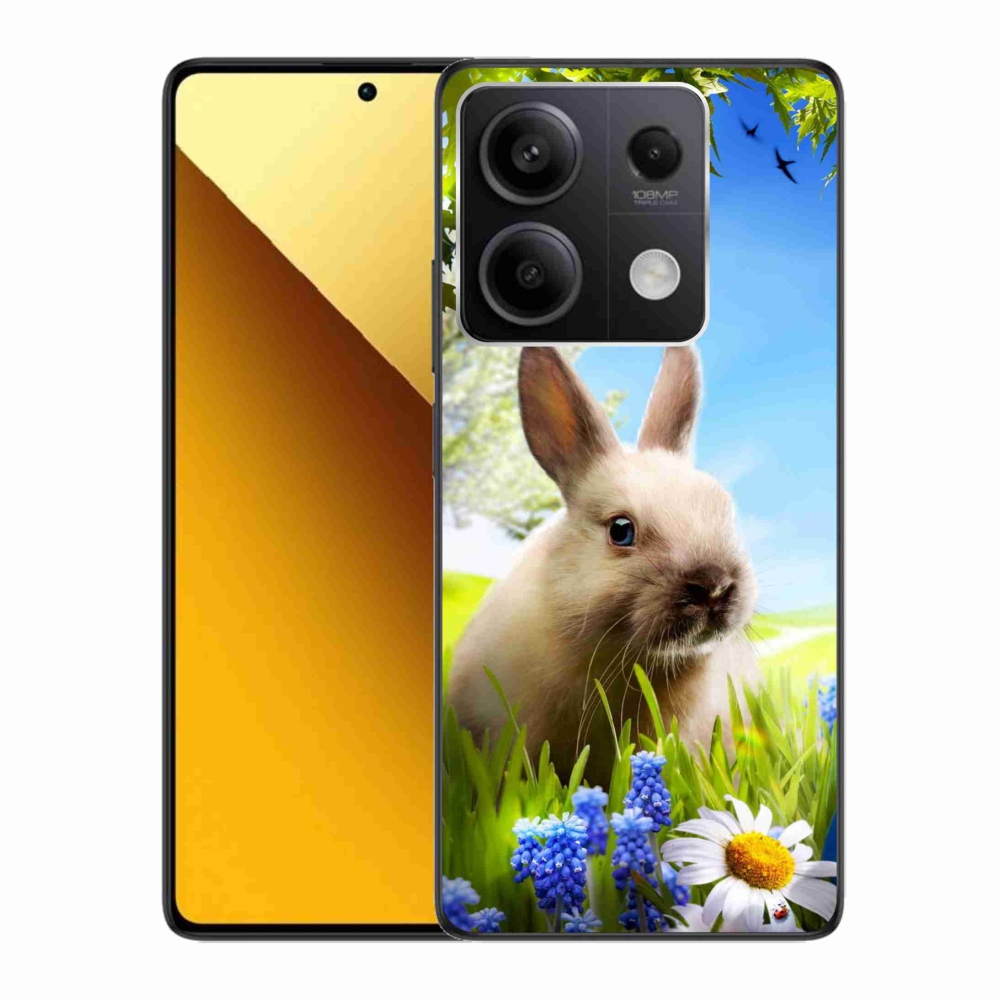Gelový kryt mmCase na Xiaomi Redmi Note 13 5G - zajíček
