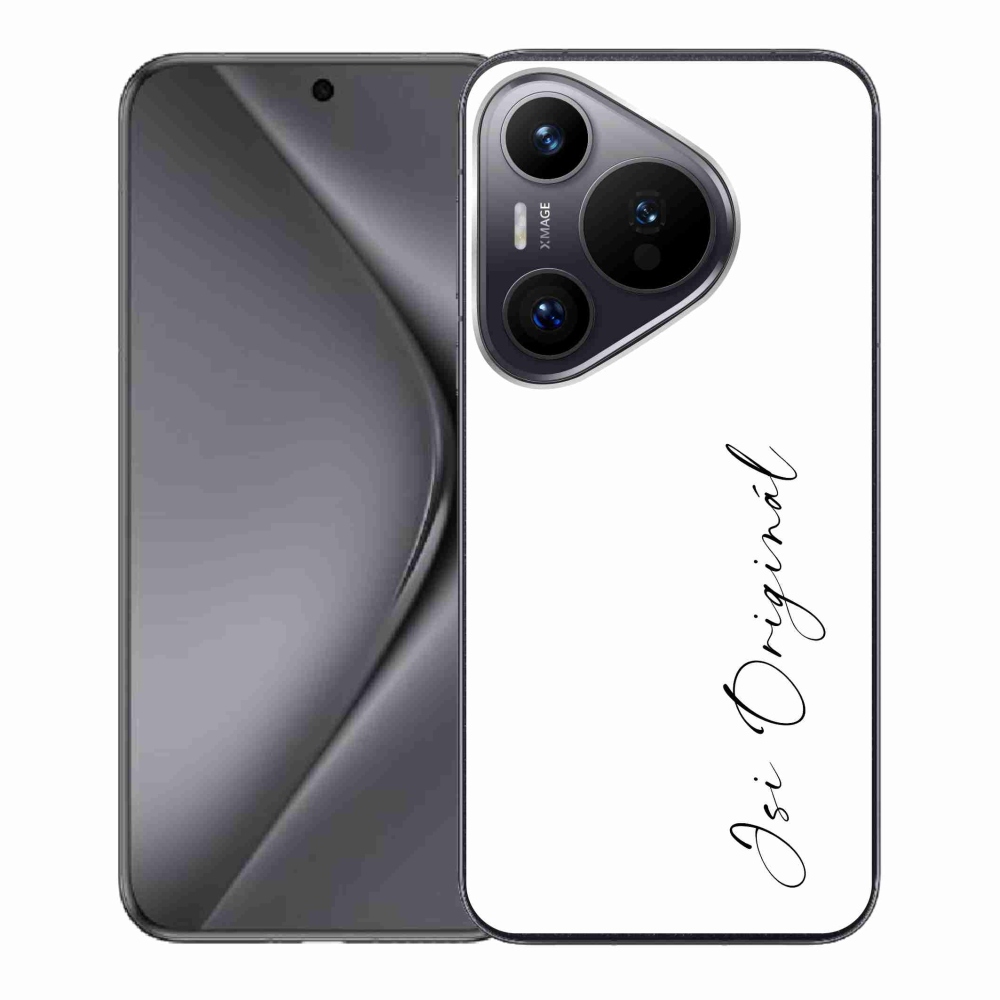 Gelový kryt mmCase na Huawei Pura 70 - jsi originál bílé pozadí