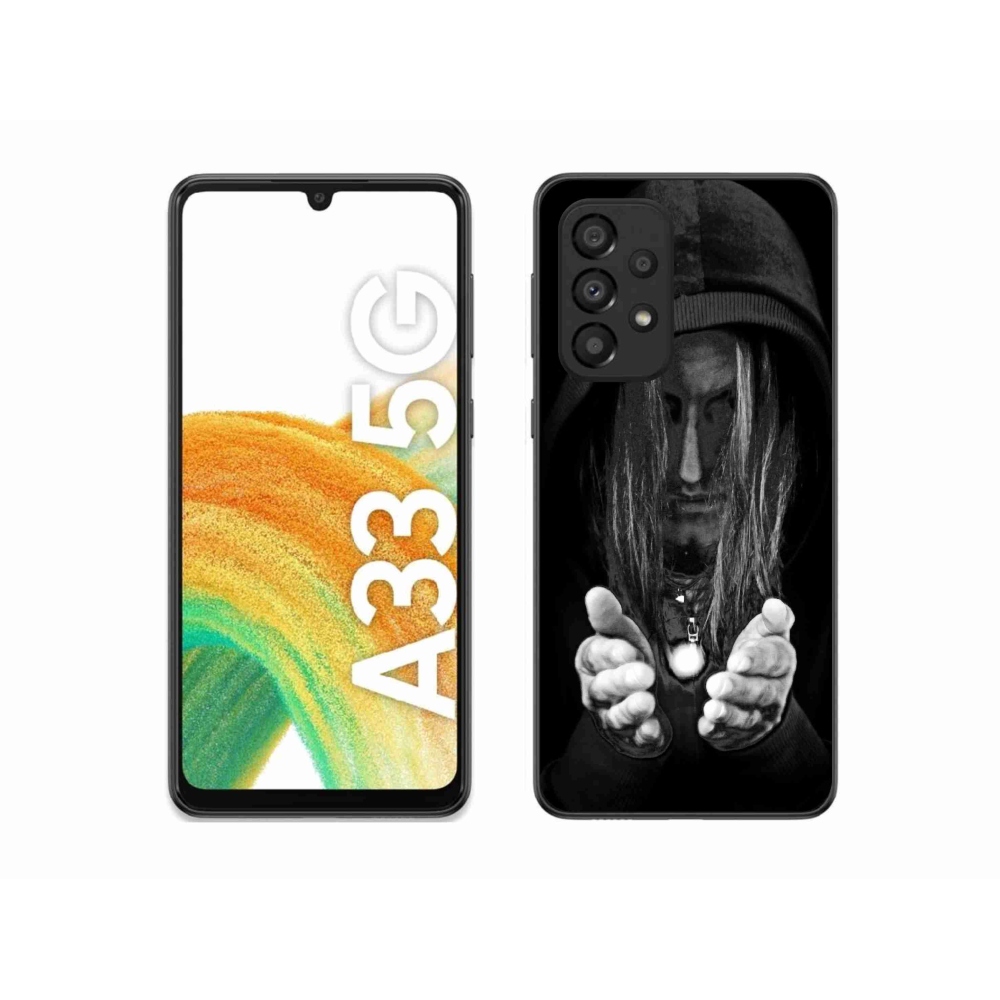 Gelový kryt mmCase na Samsung Galaxy A33 5G - tajemná osoba