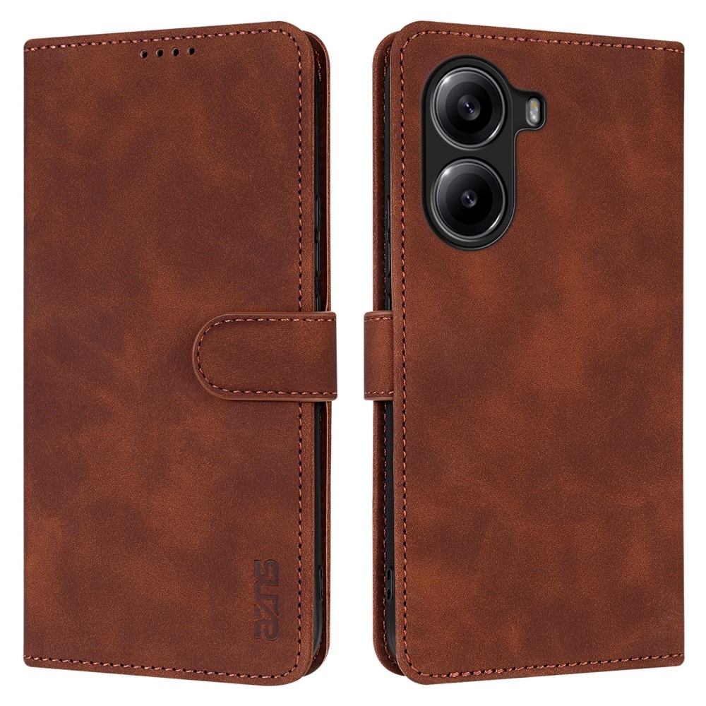 AZNS Case knížkové pouzdro na Xiaomi Poco X7 Pro 5G - hnědé