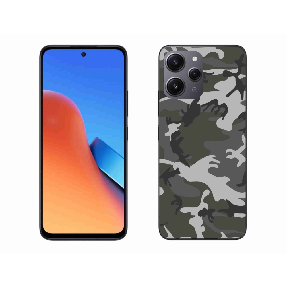 Gelový kryt mmCase na Xiaomi Redmi 12 - maskáčový vzor