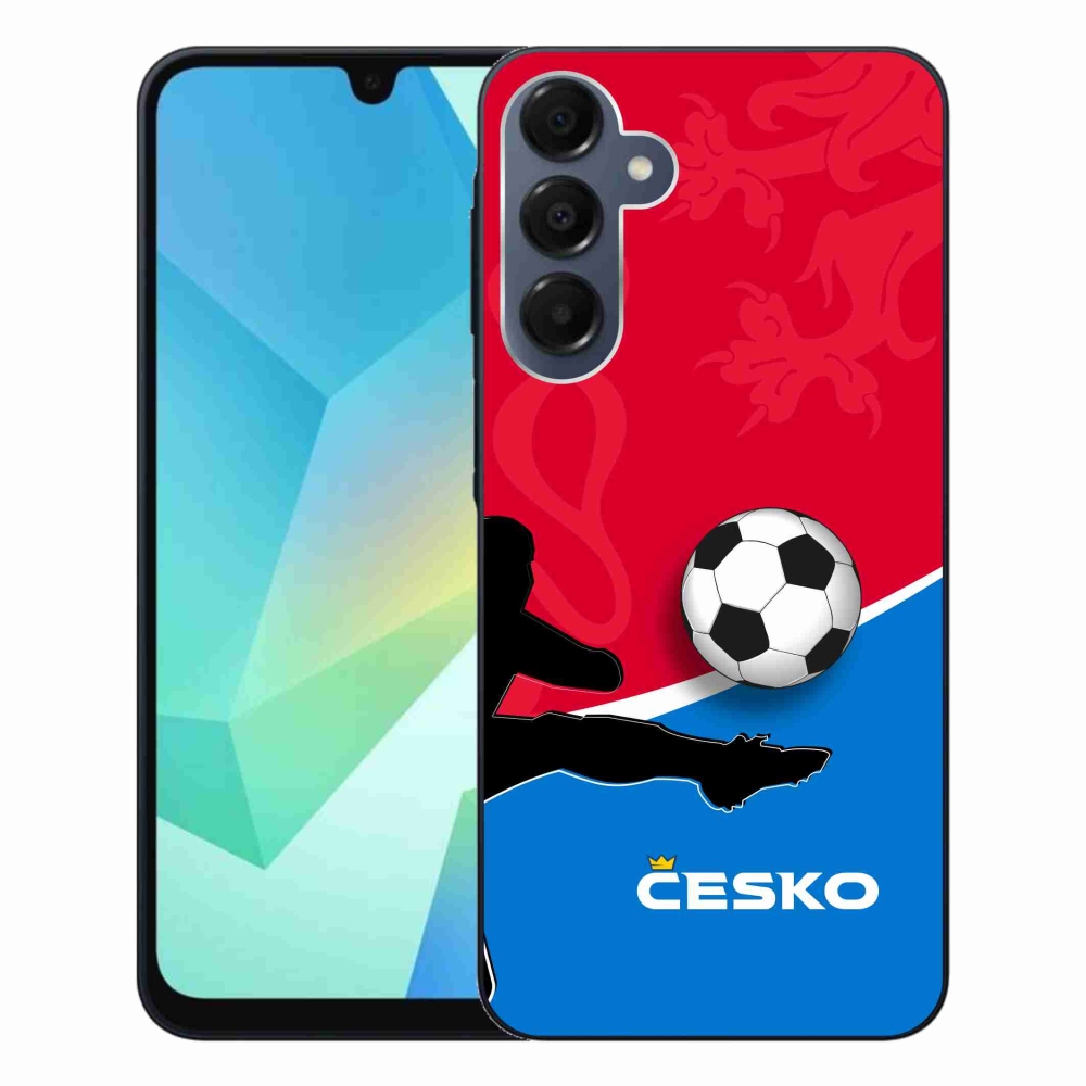 Gelový kryt mmCase na Samsung Galaxy A16 4G/5G - fotbal Česko 2
