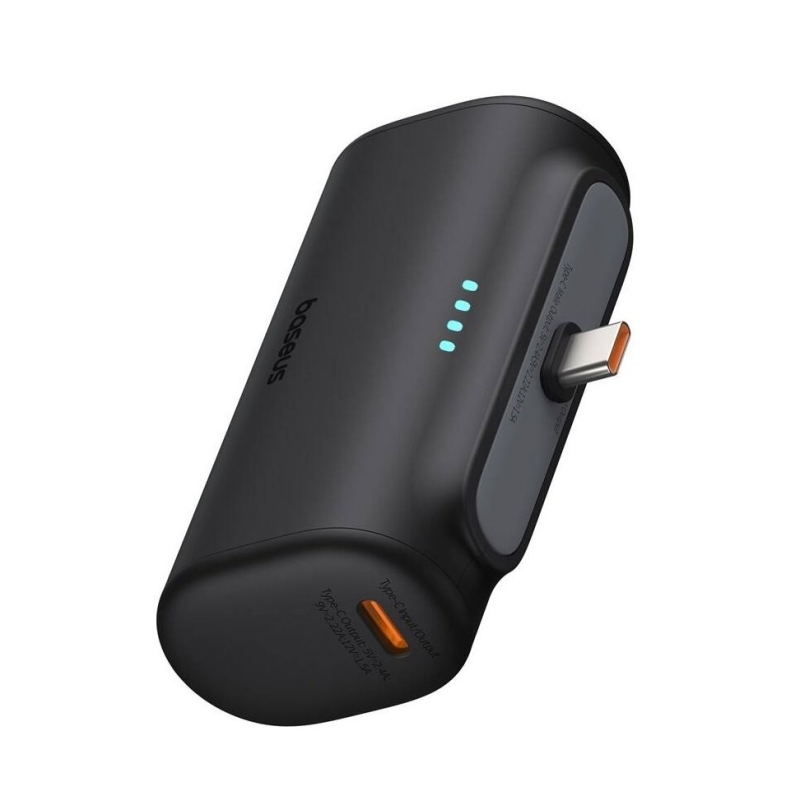 Baseus Compact 20W Fast Charge USB-C Powerbanka 5000mAh Cluster Black
