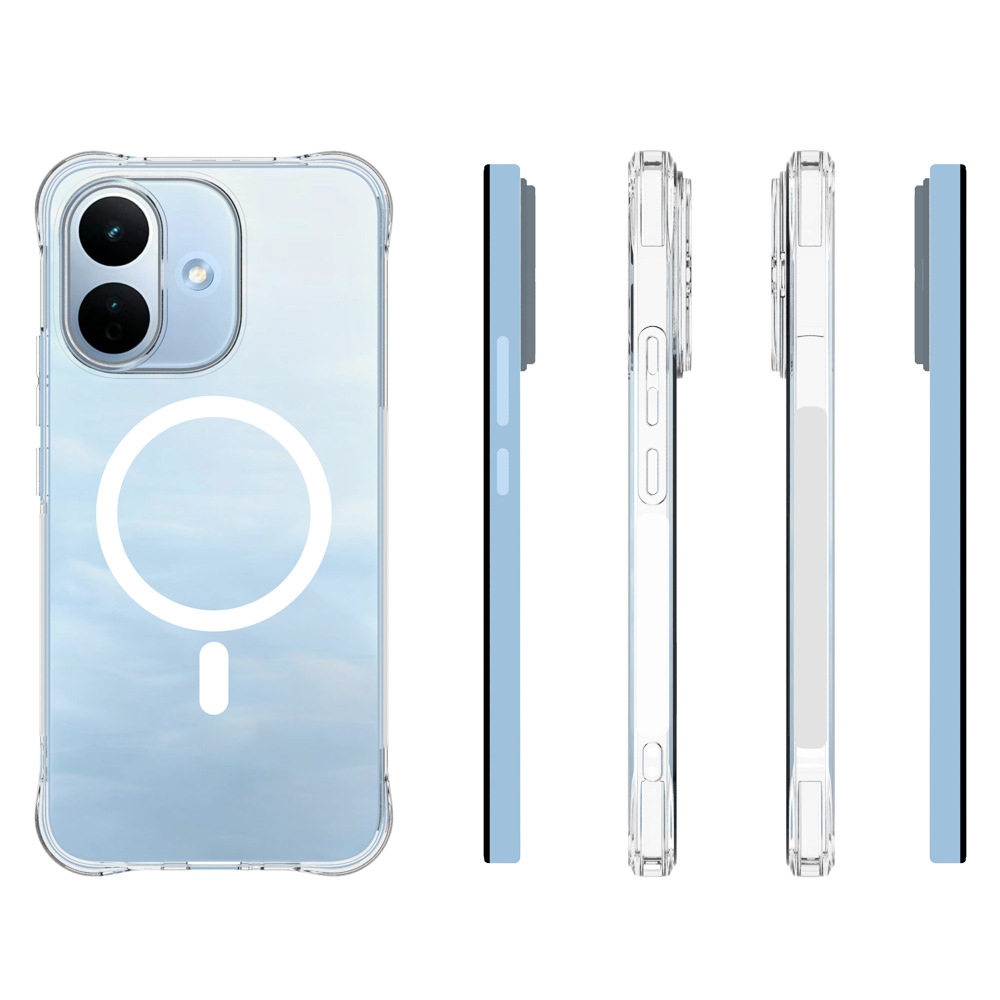 WL1 průhledný gelový obal s rohy + 2x celoplošné sklo na Xiaomi Redmi Note 17 Pro 5G