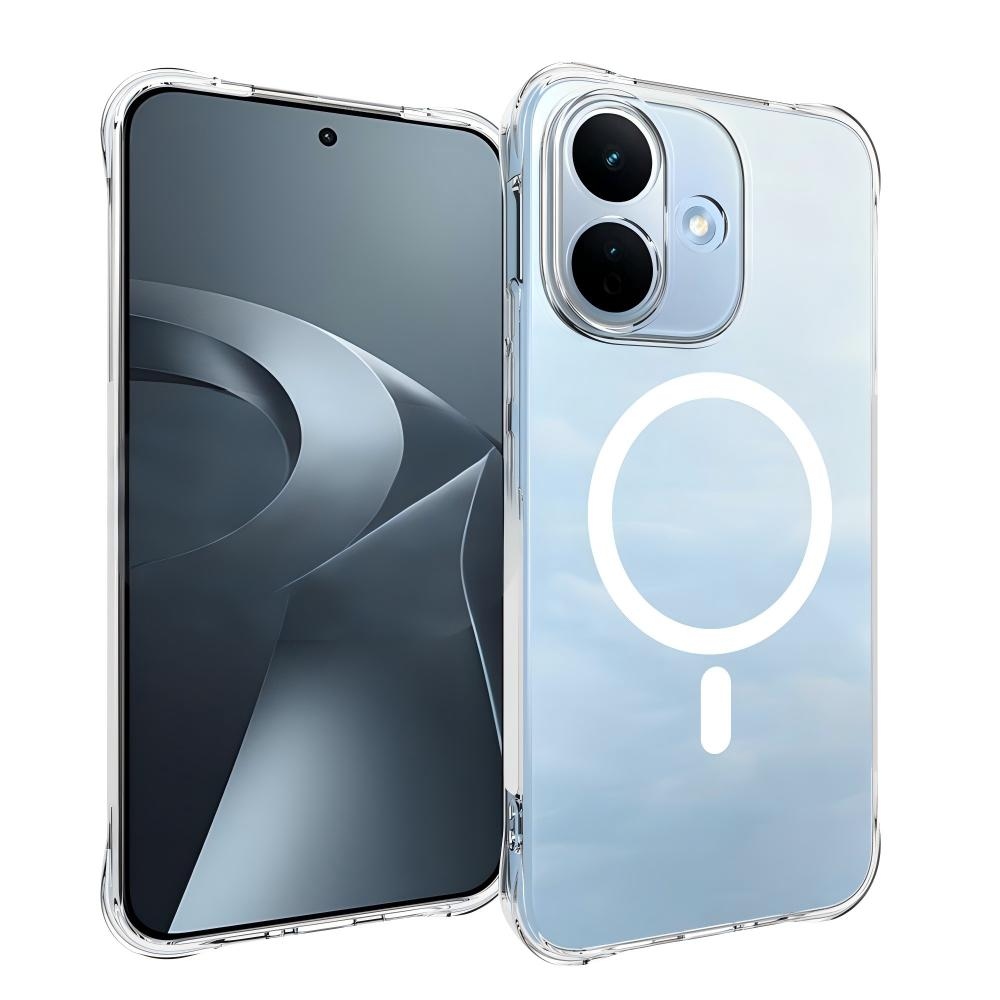 WL1 průhledný gelový obal s rohy + 2x celoplošné sklo na Xiaomi Redmi Note 17 Pro 5G