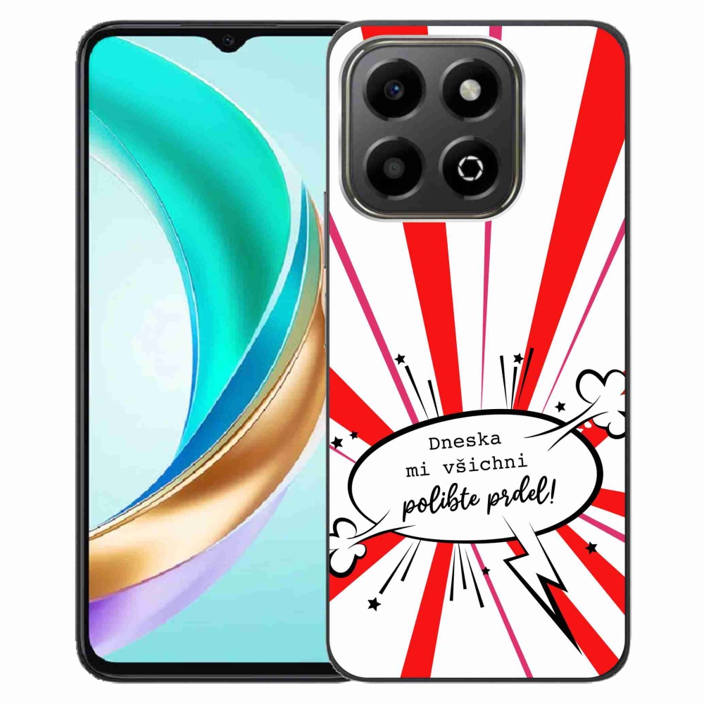 Gelový kryt mmCase na Honor X6b - vtipný text 15 bílé pozadí