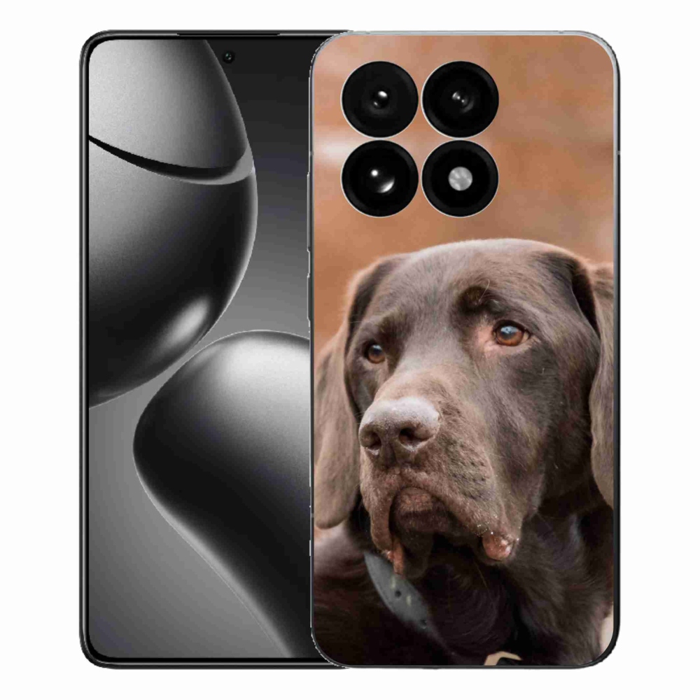 Gelový kryt mmCase na Xiaomi 15T - hnědý labrador