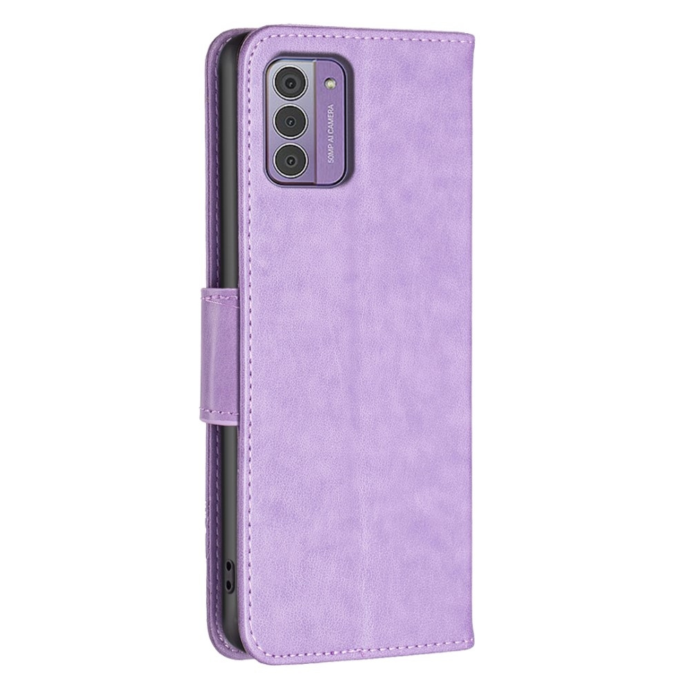 Butterfly knížkové pouzdro na Nokia G42 - fialové