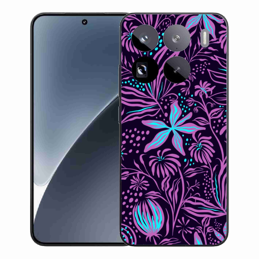 Gelový kryt mmCase na Xiaomi 15 Pro - květiny 2