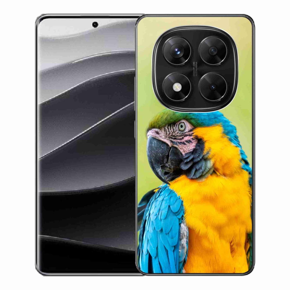 Gelový kryt mmCase na Xiaomi Redmi Note 14 Pro 5G/Poco X7 5G - papoušek ara 2