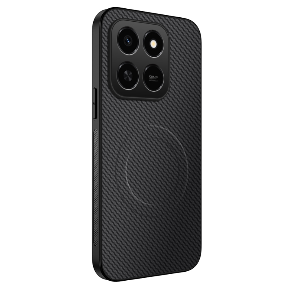 WLF gelový obal s pevnými zády a MagSafe na Honor 400 Smart 5G/4G/Honor X7d - černý