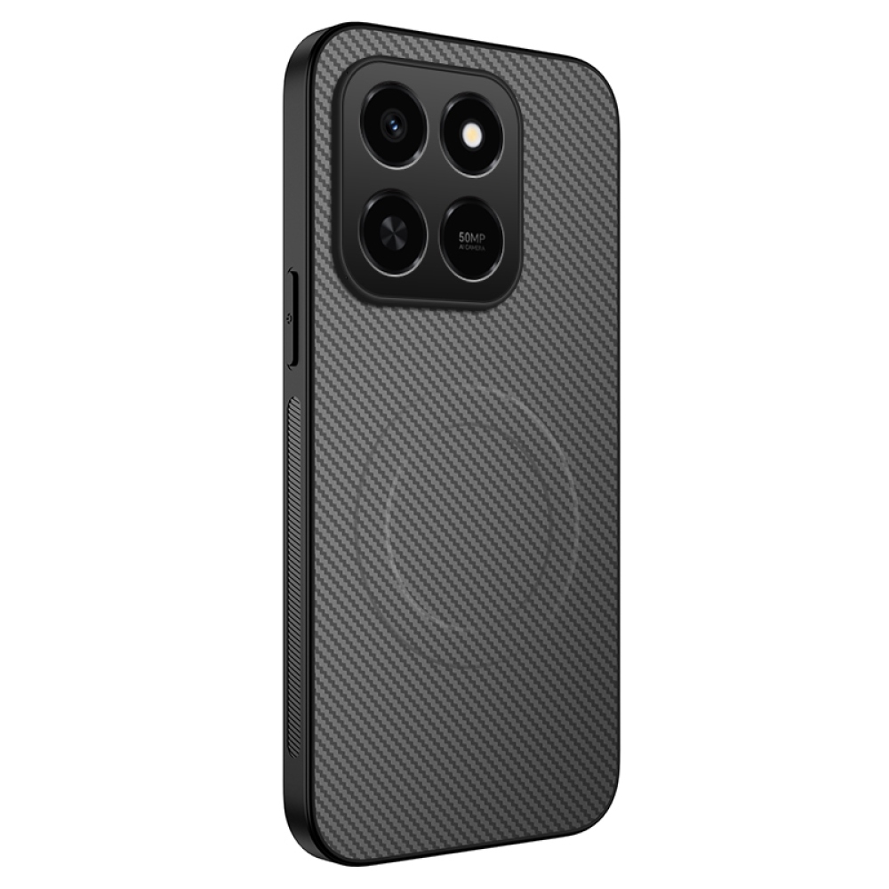 WLF gelový obal s pevnými zády a MagSafe na Honor 400 Smart 5G/4G/Honor X7d - šedý