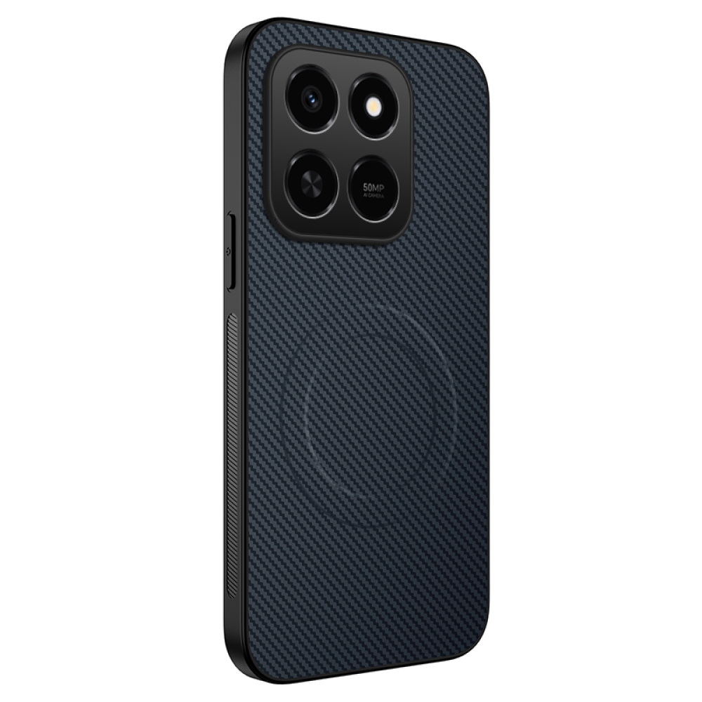 WLF gelový obal s pevnými zády a MagSafe na Honor 400 Smart 5G/4G/Honor X7d - tmavěmodrý