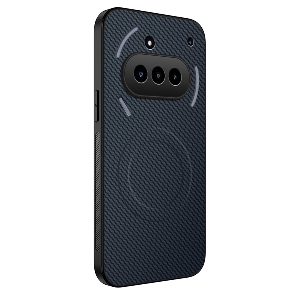 WLF gelový obal s pevnými zády a MagSafe na Nothing Phone (3a) - tmavěmodrý