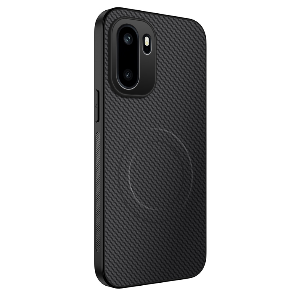 WLF gelový obal s pevnými zády a MagSafe na OnePlus 15R 5G - černý