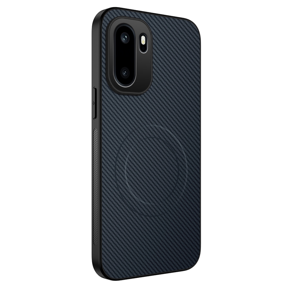 WLF gelový obal s pevnými zády a MagSafe na OnePlus 15R 5G - tmavěmodrý