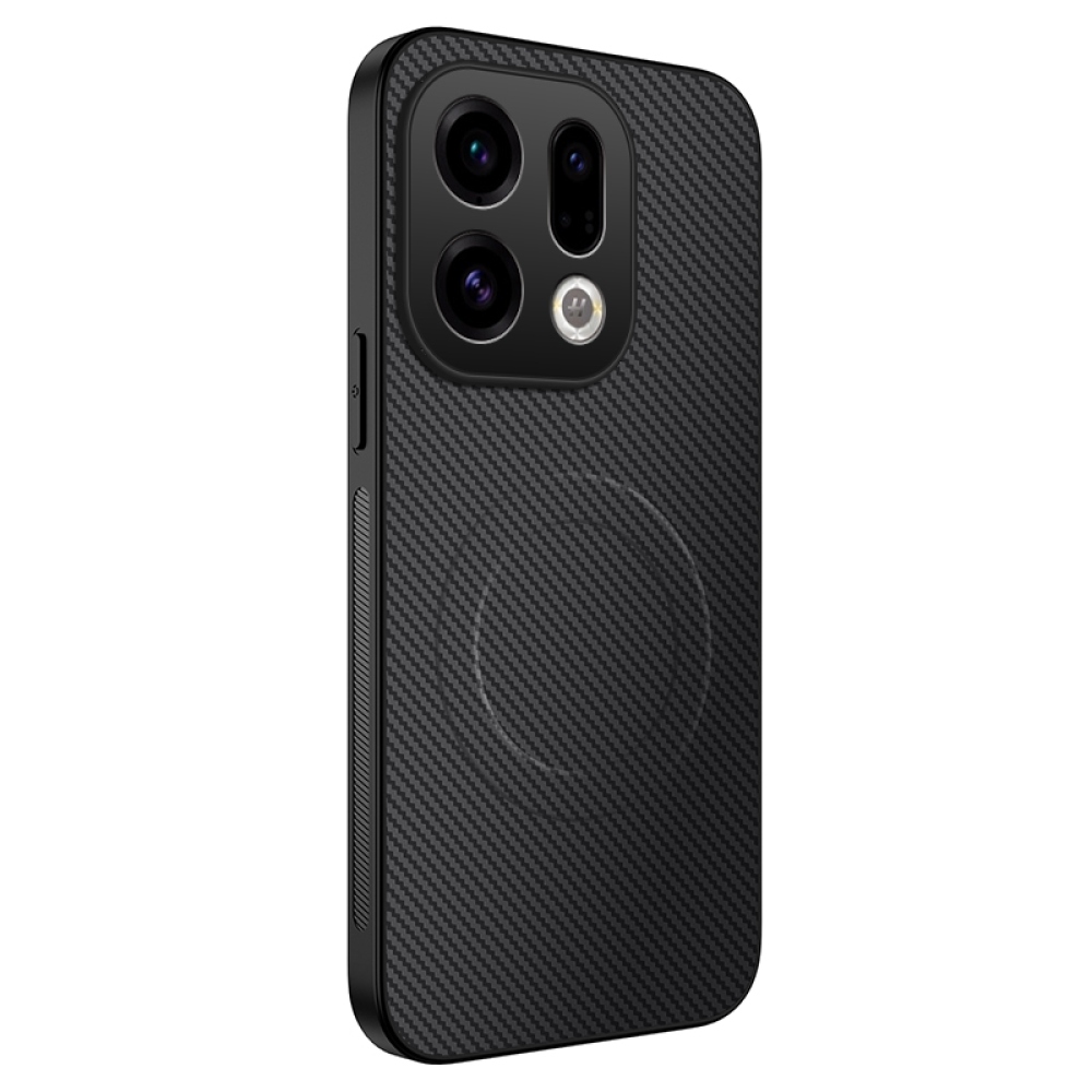 WLF gelový obal s pevnými zády a MagSafe na Oppo Find X9 5G - černý